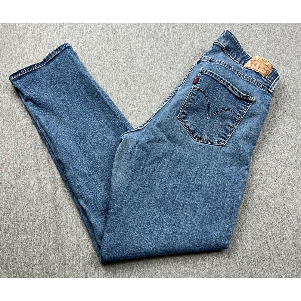 Levi's Classic Midrise Skinny Jeans Women's 14 30x29 Blue Denim‎ Pants
